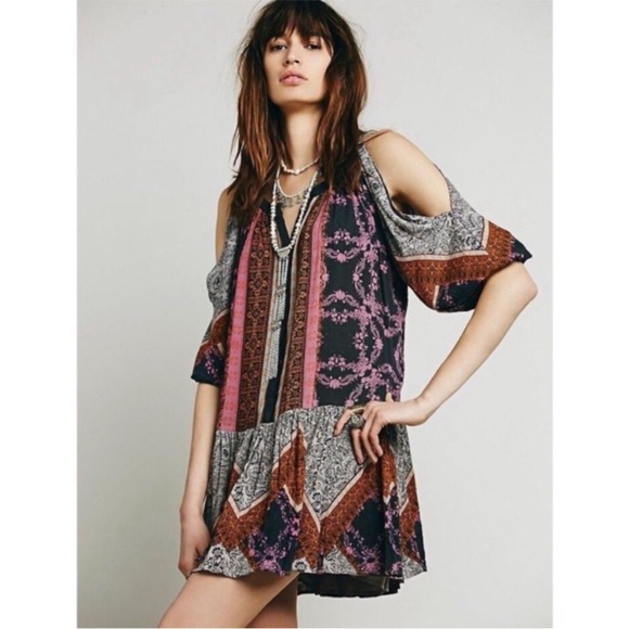 Free People Dresses & Skirts - Free People Portobello Road Cold Shoulder Dress